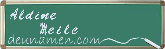 Aldine Meile Visitenkarte